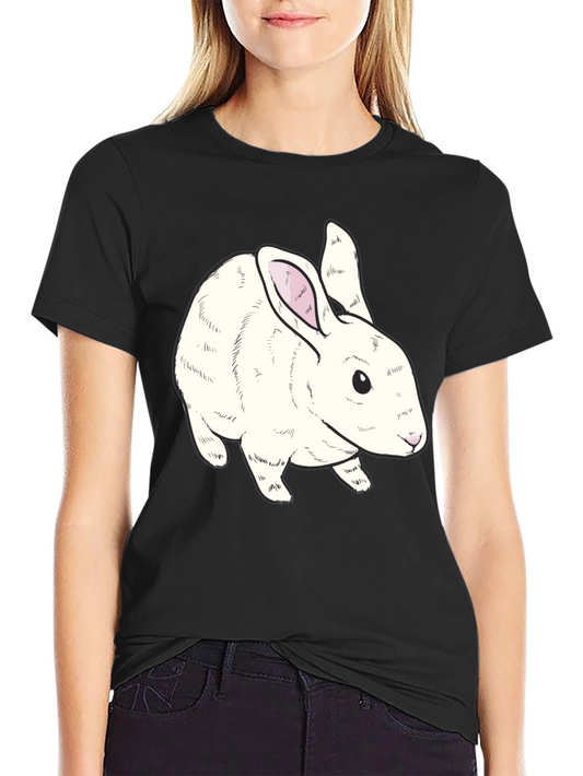 Rabbit Graphic T-Shirt - Cute Animal Tee