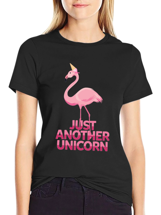 Just Another Unicorn Funny Flamingo T-Shirt