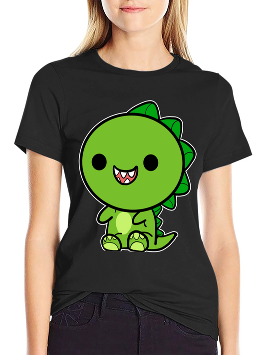 Cute Kawaii Dinosaur Graphic T-Shirt