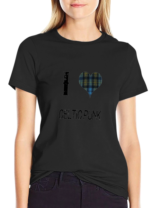 I Love Celtic Punk T-Shirt - Black