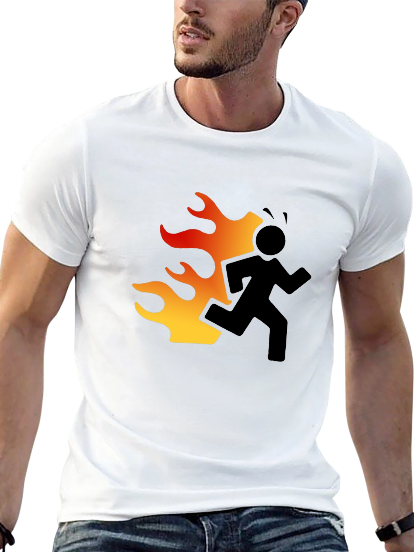Flame Runner Graphic T-Shirt