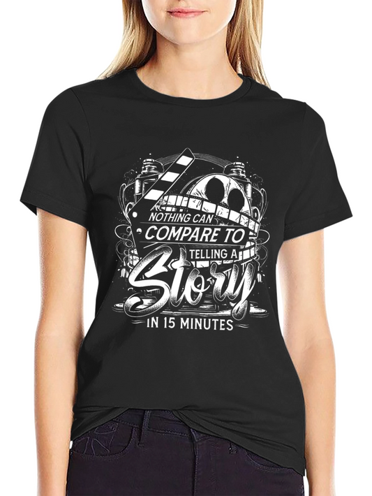 Movie Story Teller Black T-Shirt