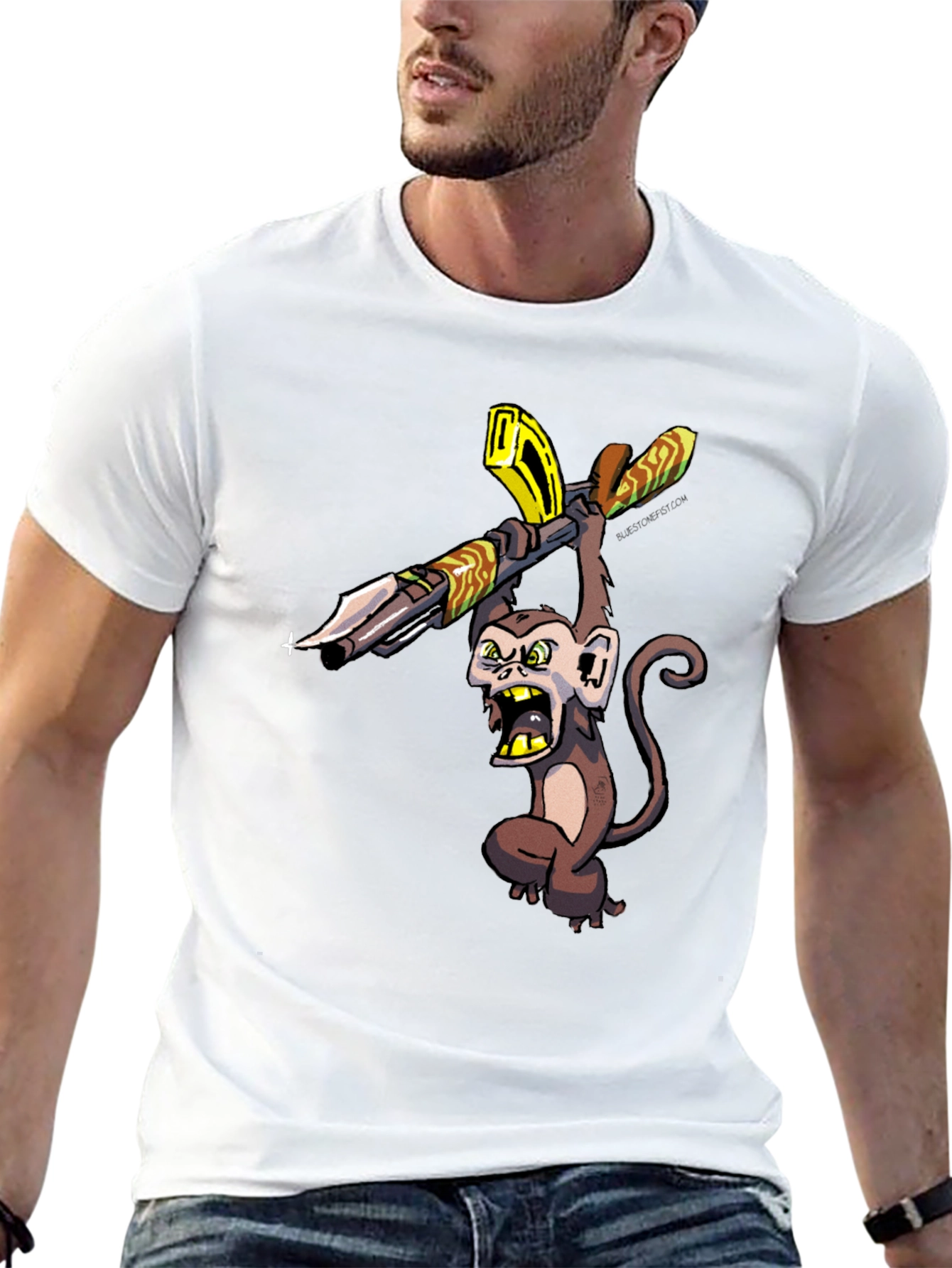 Monkey AK-47 Graphic T-Shirt