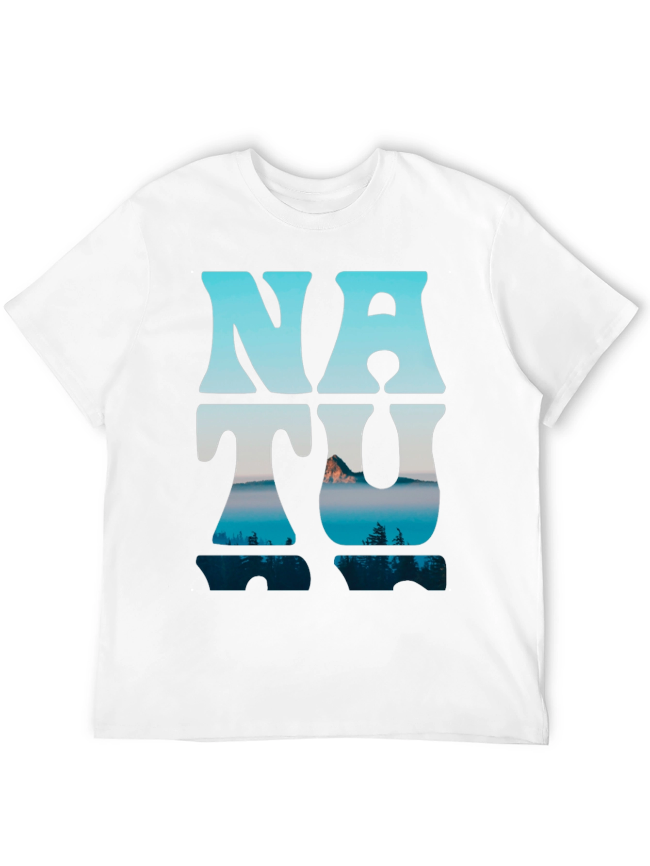 Nature Graphic T-Shirt - Mens Black Tee
