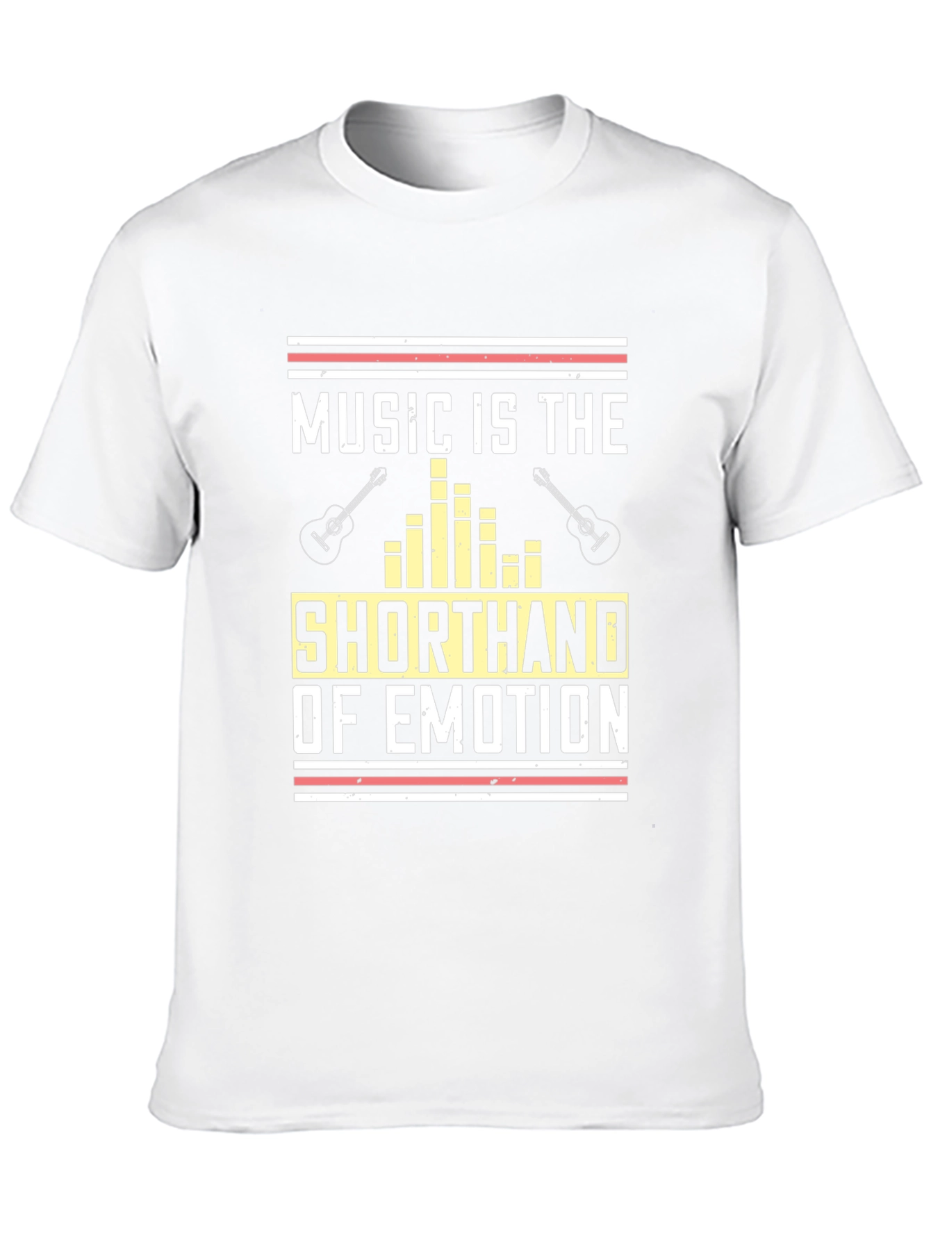 Music is the Shorthand of Emotion Black T-Shirt