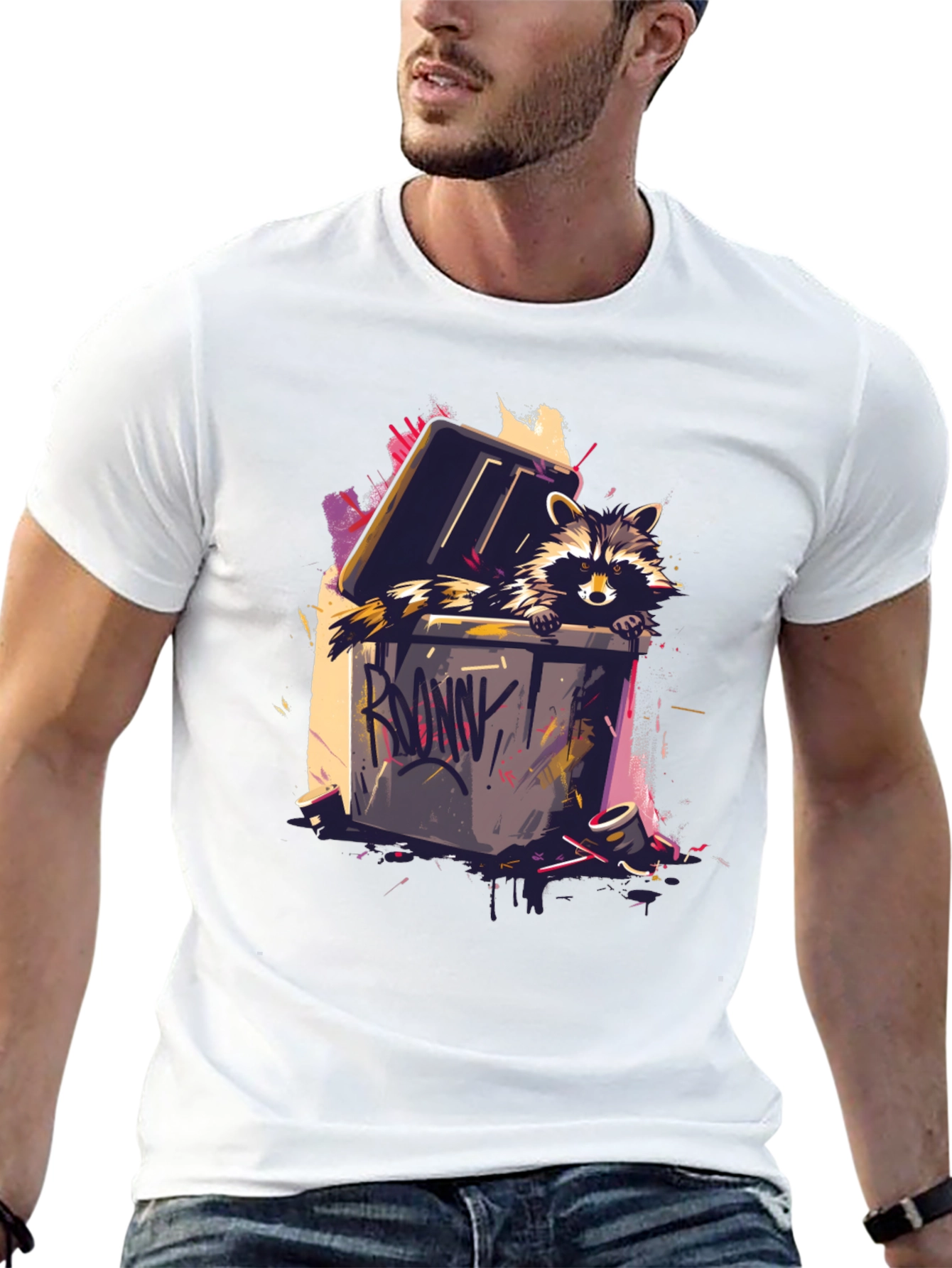 Raccoon Graphic Tee