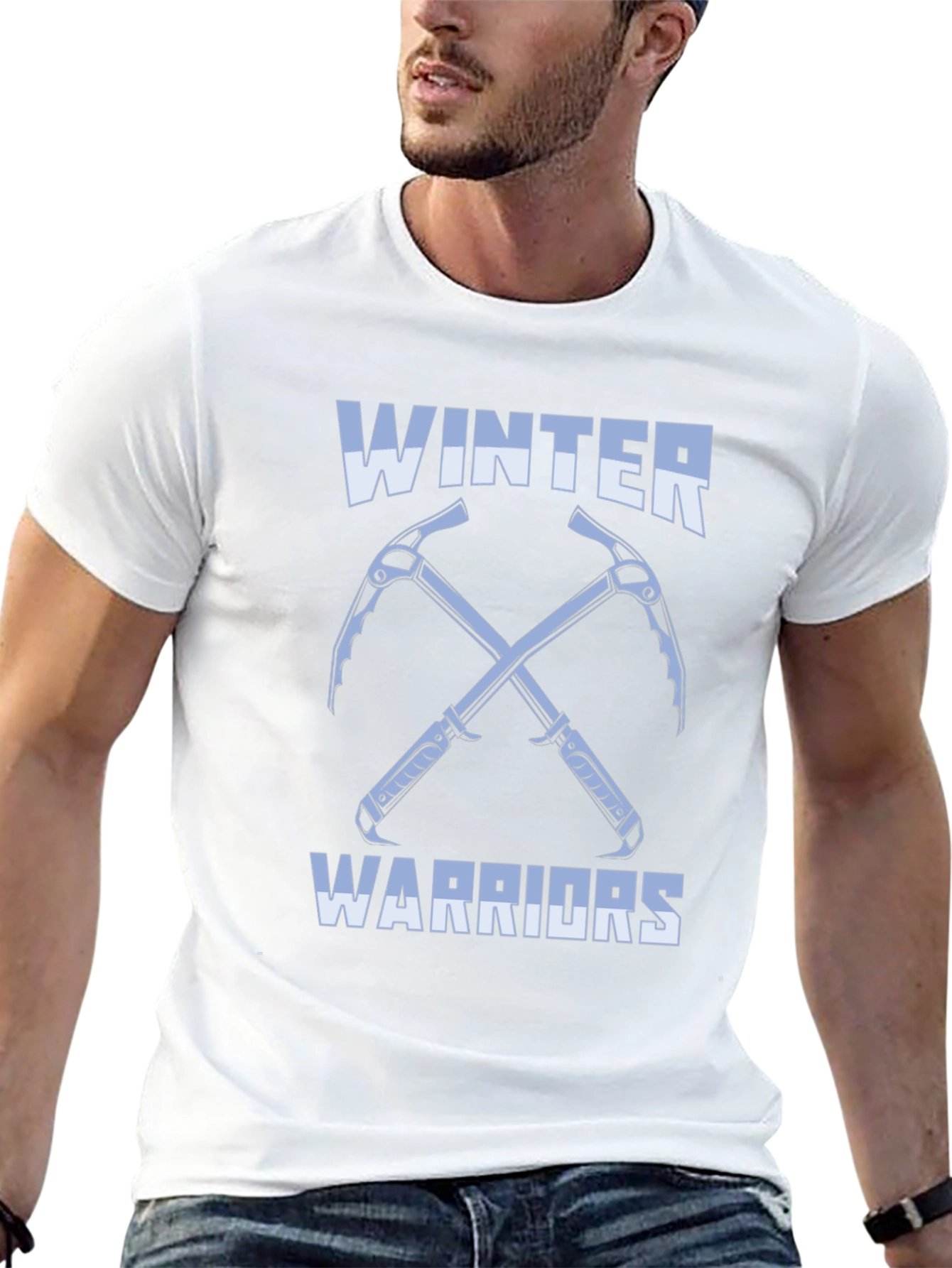 Winter Warriors Graphic Tee - Black