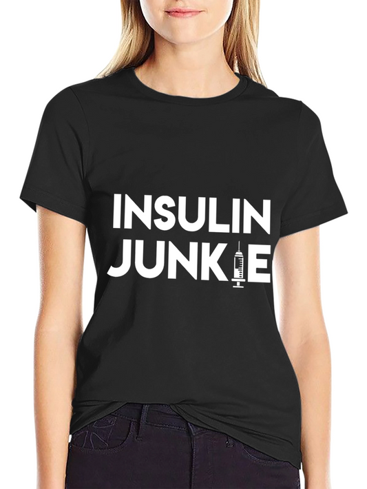 Insulin Junkie Black T-Shirt