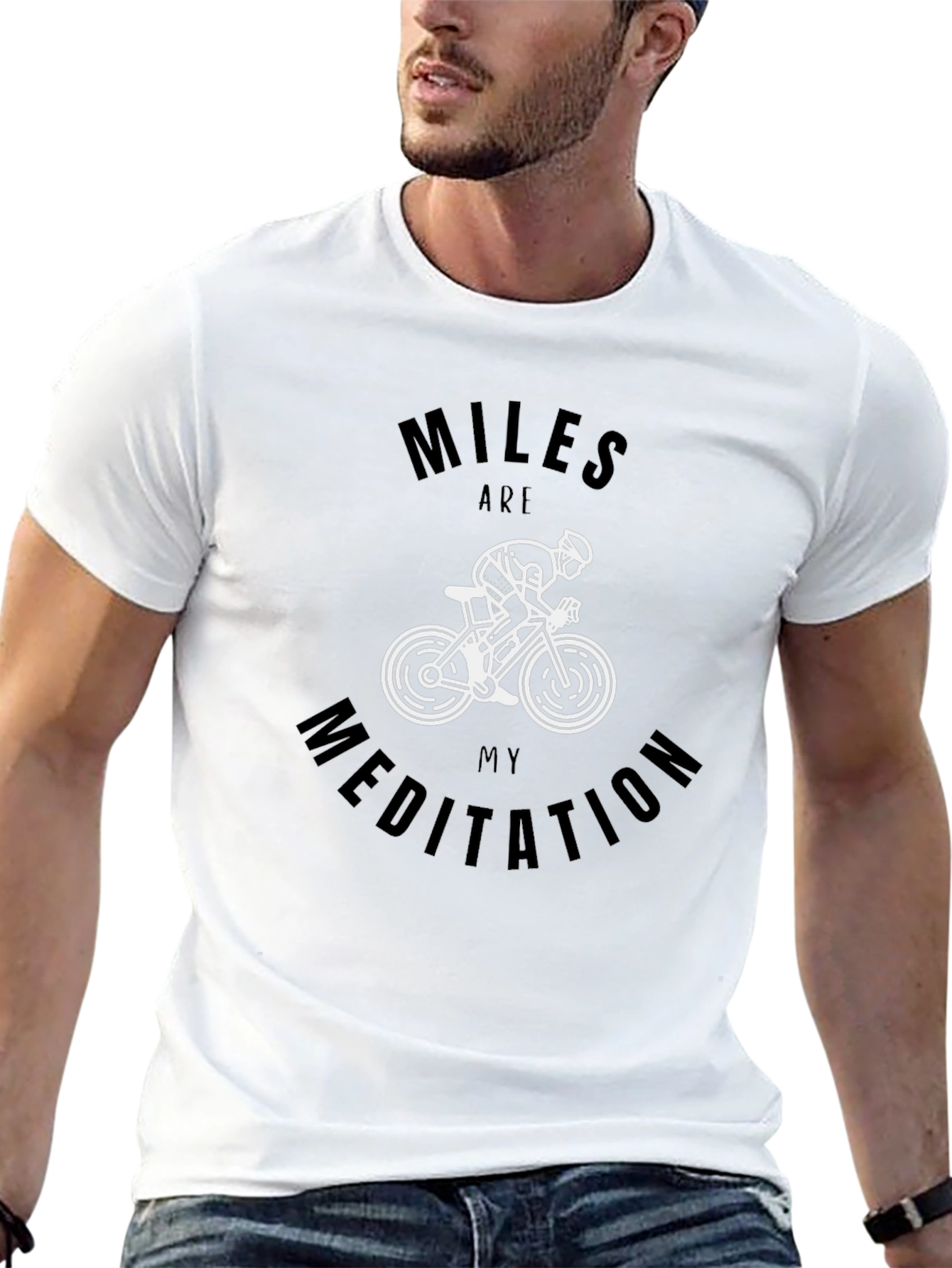 Miles are My Meditation Cycling T-Shirt