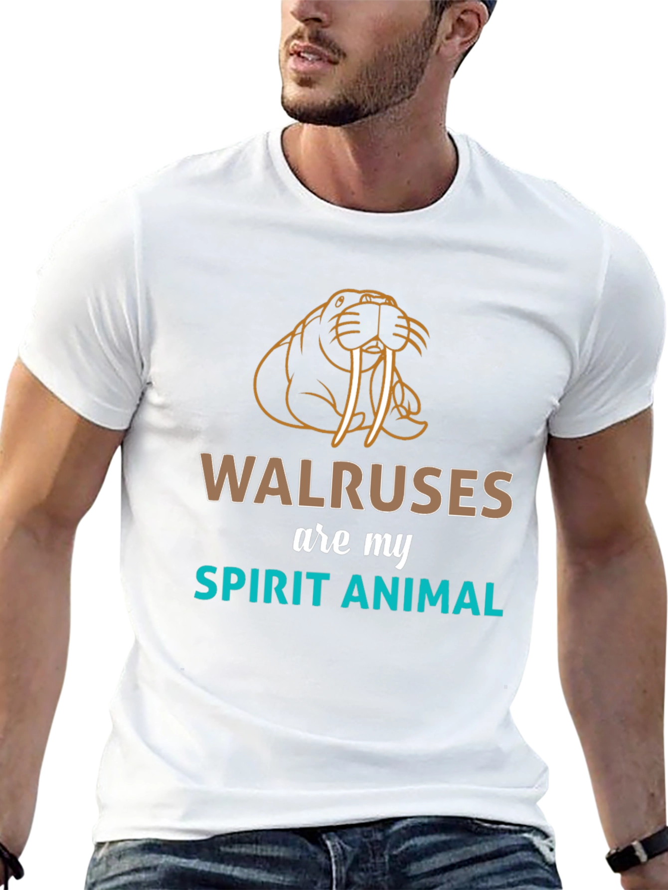 Walrus Spirit Animal Graphic Tee