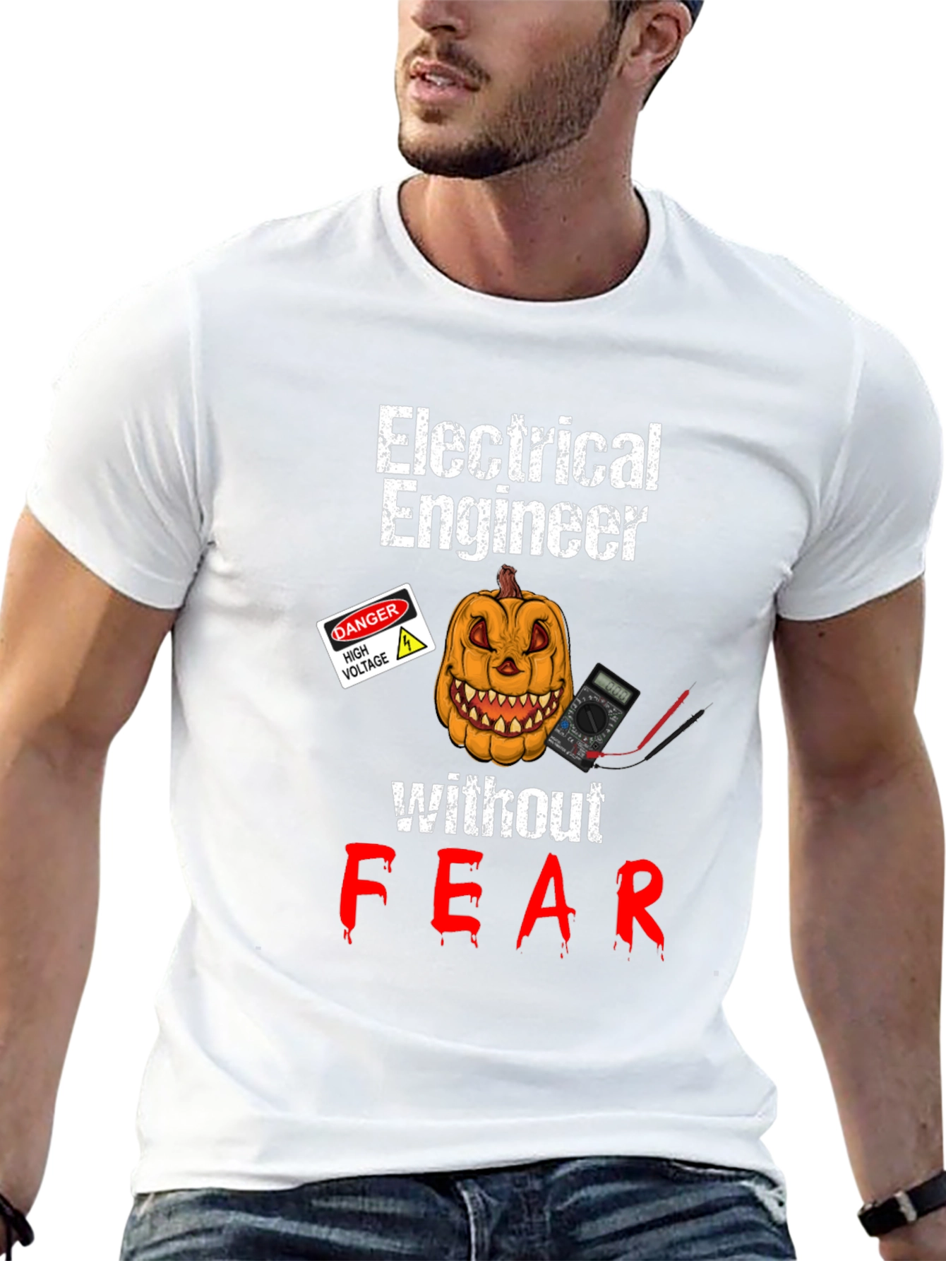 Electrical Engineer Halloween Fear T-Shirt
