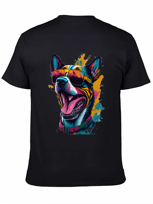 Cool Dog Graphic T-Shirt - Stylish Canine Design