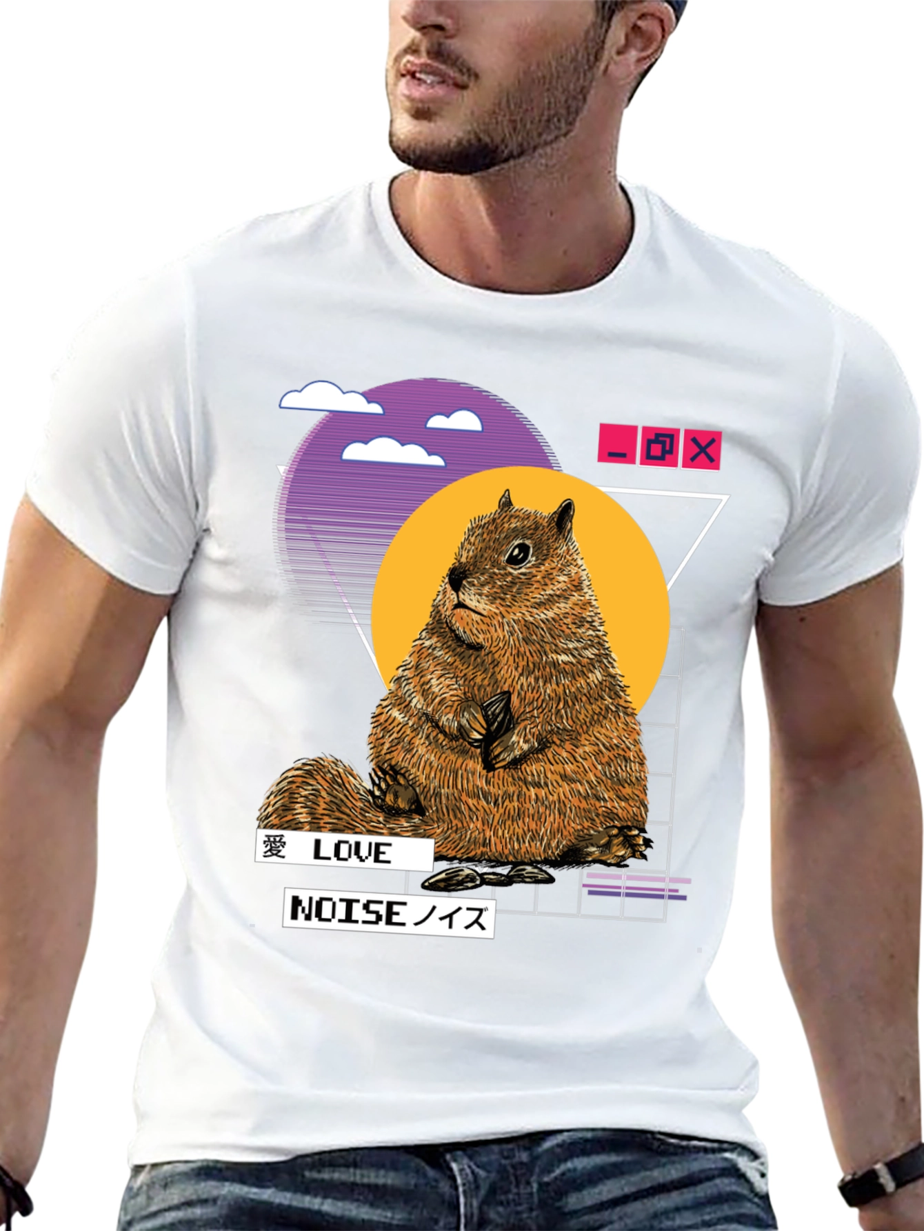 Retro Squirrel Graphic Tee