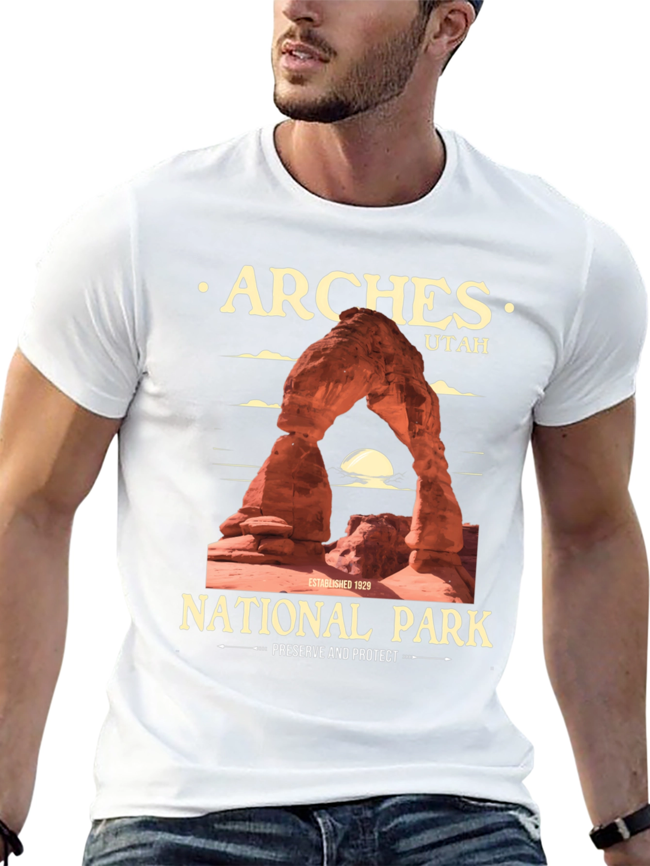 Arches National Park Black T-Shirt