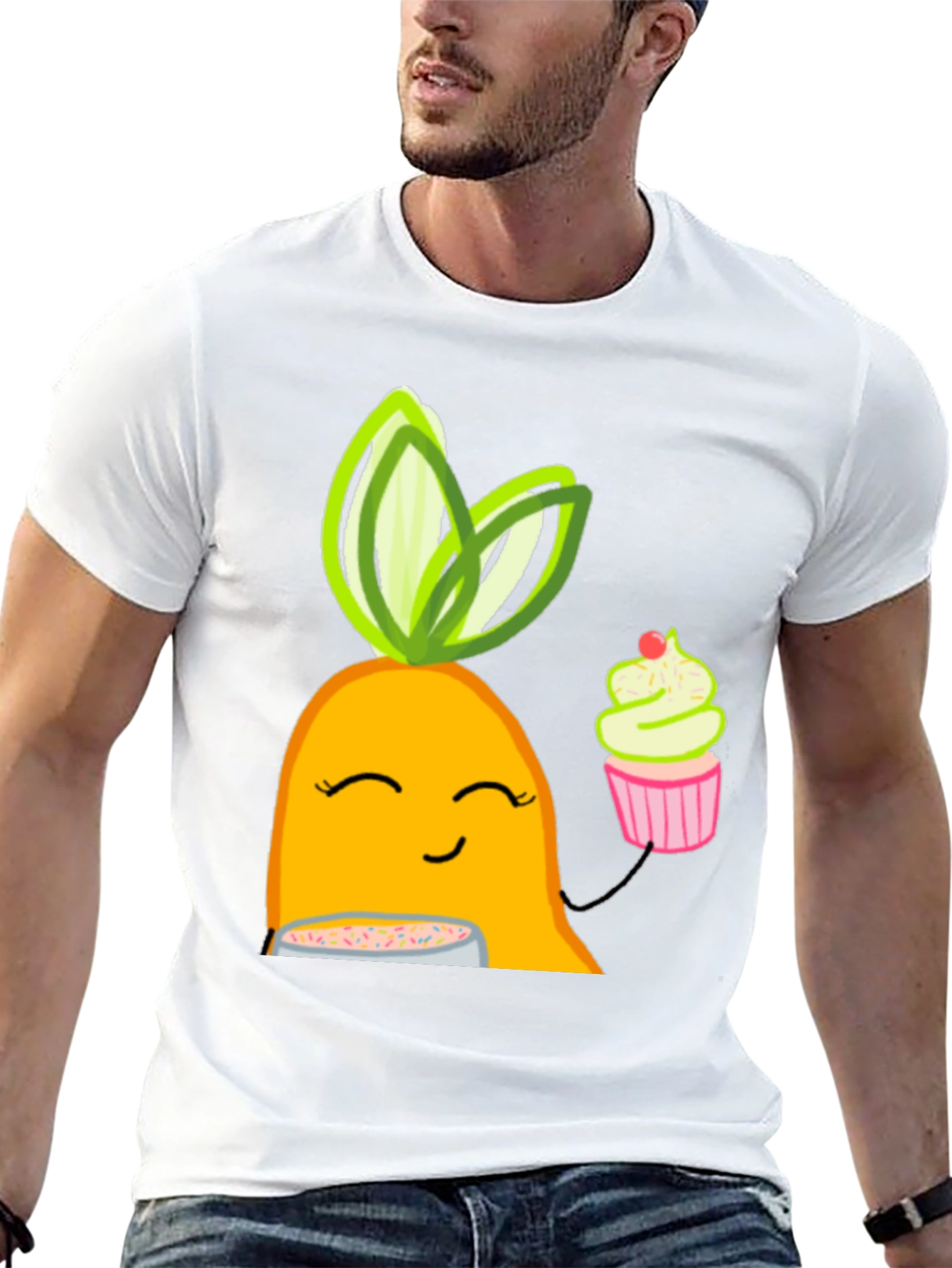 Cute Cartoon Carrot T-Shirt