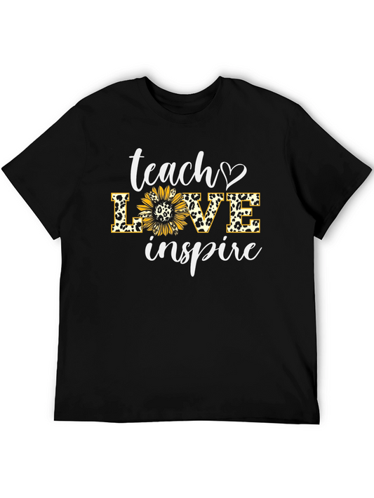 Teach Love Inspire Sunflower Graphic Tee