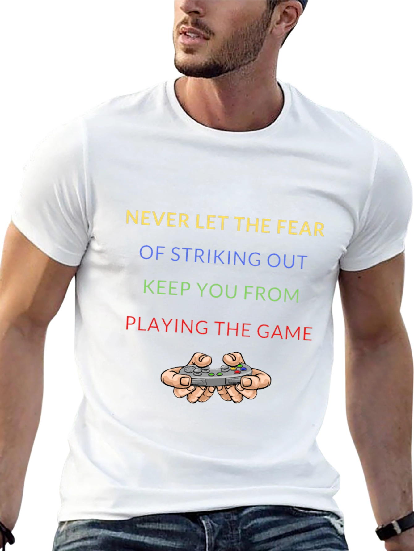 Never Let Fear Stop You Gaming T-Shirt