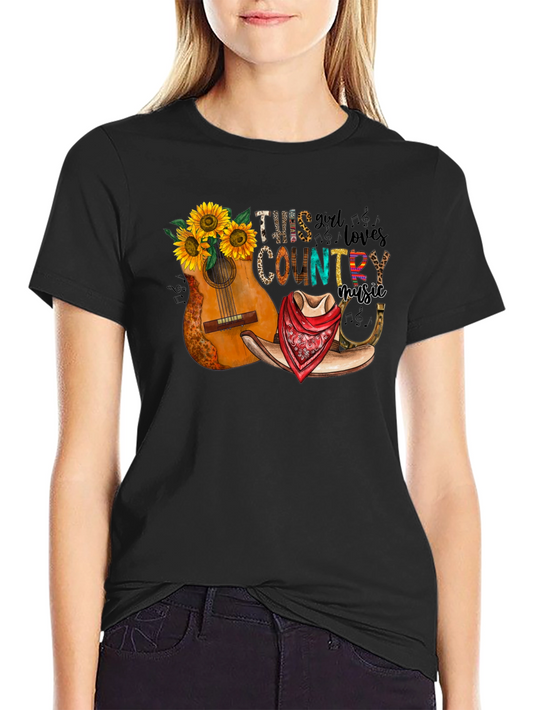 Country Music Lover Graphic Tee