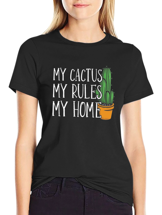 My Cactus My Rules My Home Graphic T-Shirt