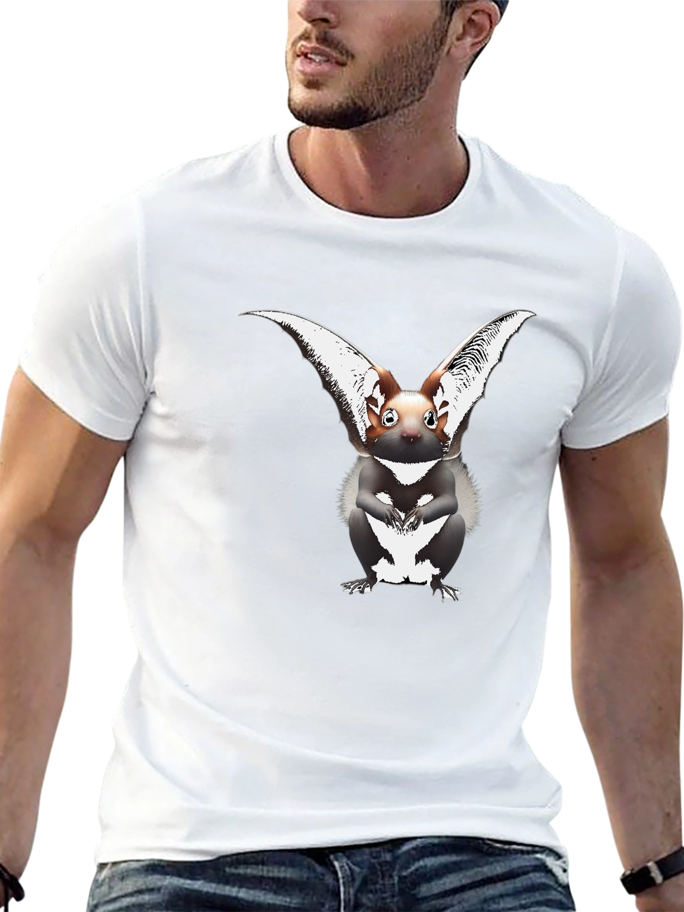 Creature Graphic Tee - Whimsical Animal Print