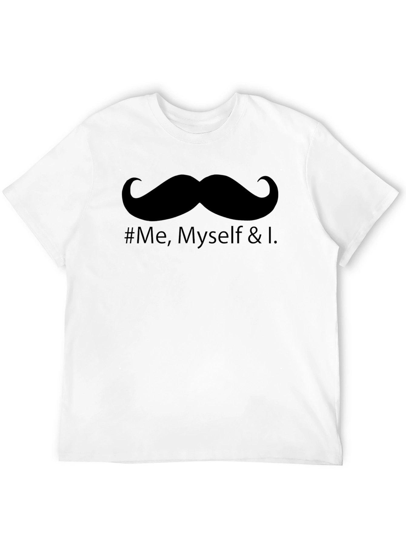 Mustache & Self Love Graphic Tee - Black