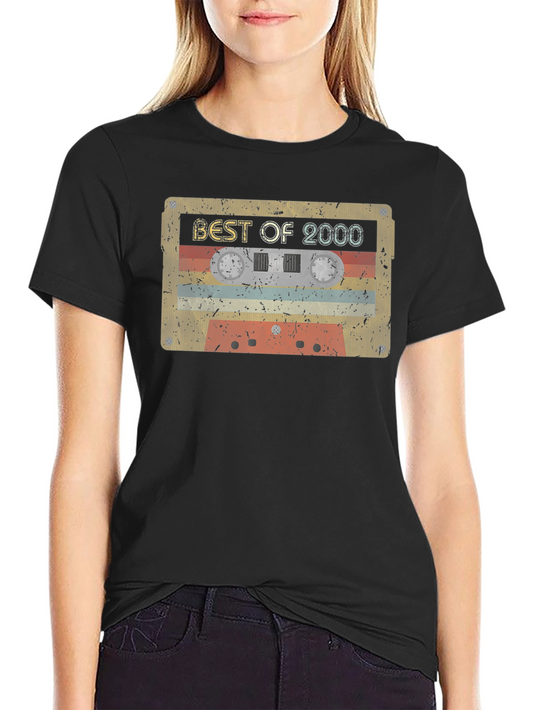 Best of 2000 Retro Cassette Tape Graphic Tee