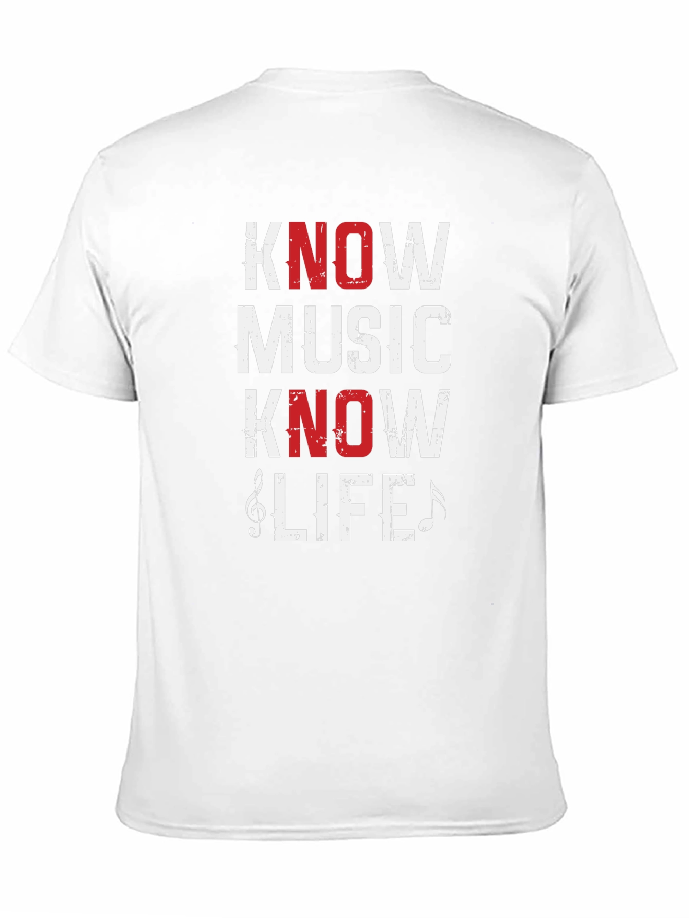Know Music Know Life Graphic Tee - Soft Cotton