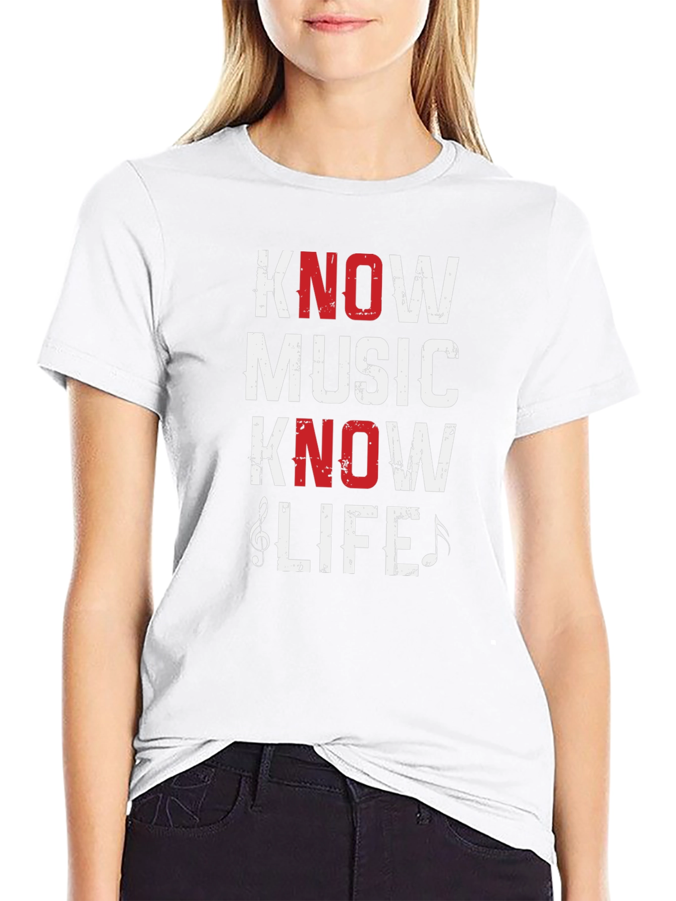 Know Music Know Life Graphic Tee - Soft Cotton