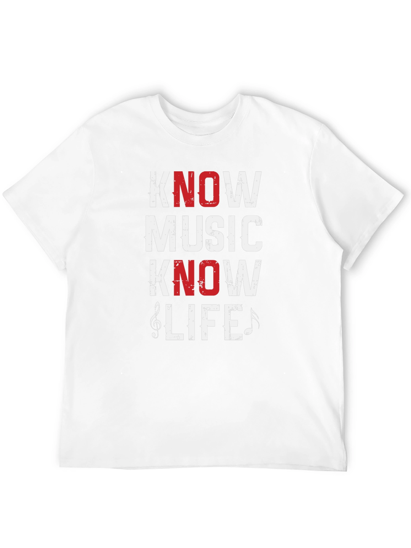 Know Music Know Life Graphic Tee - Soft Cotton