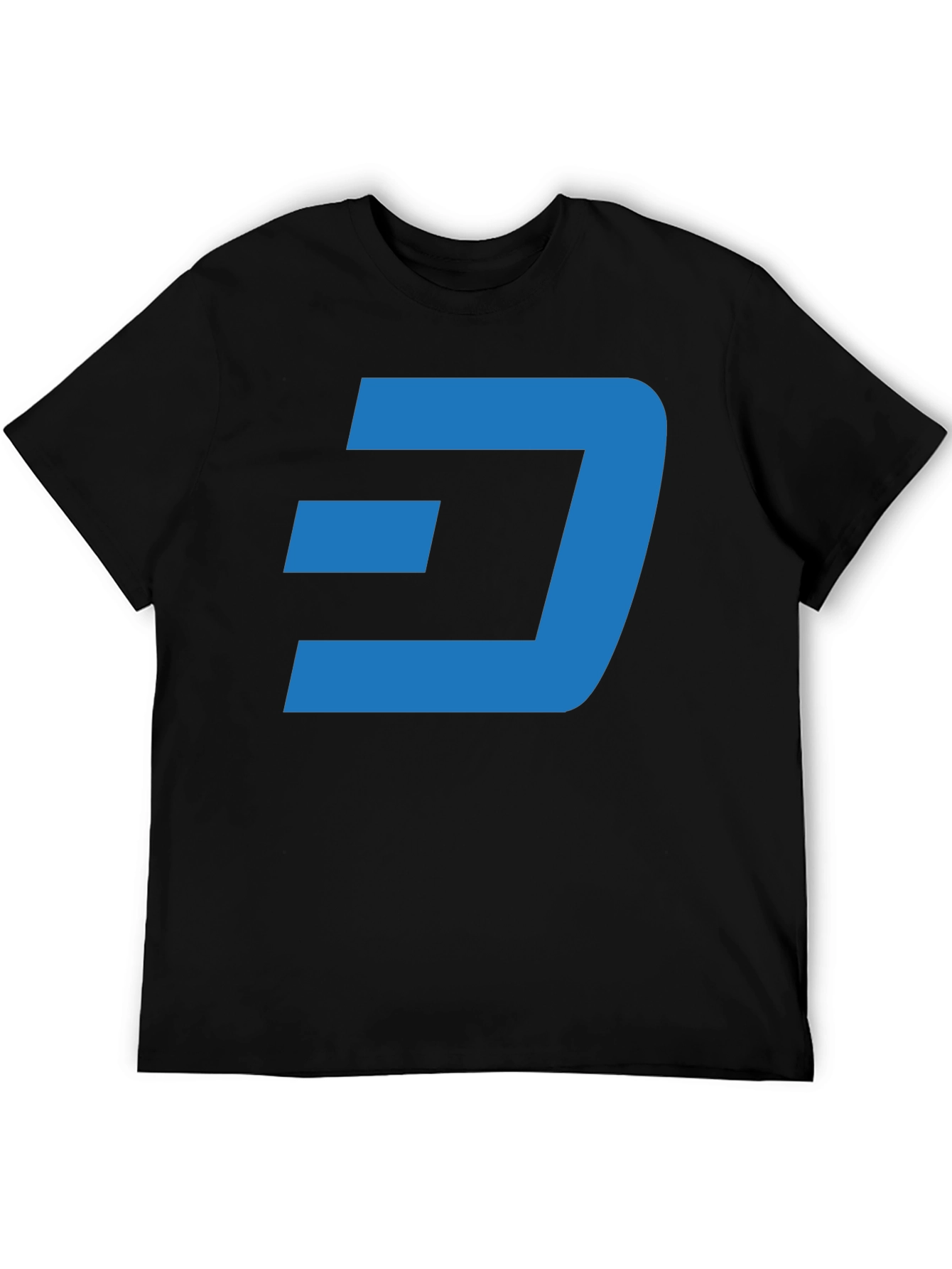 Dash Crypto Black T-Shirt - Modern Digital Currency Tee
