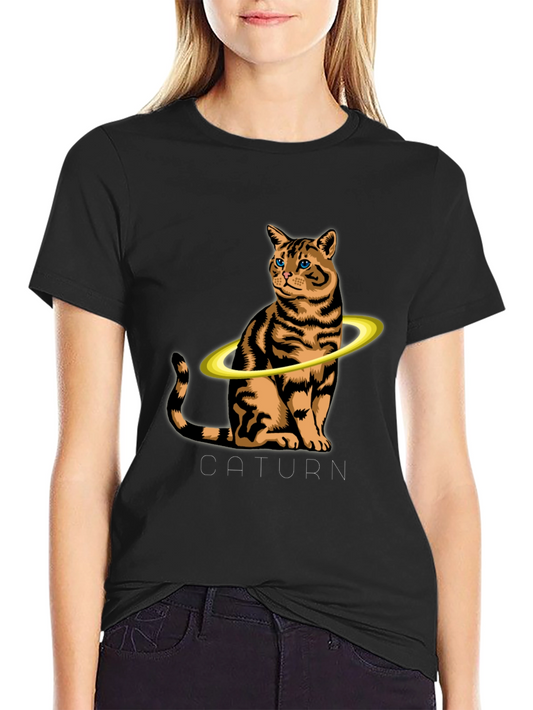 Caturrn Cat Saturn T-Shirt - Unique Graphic Tee