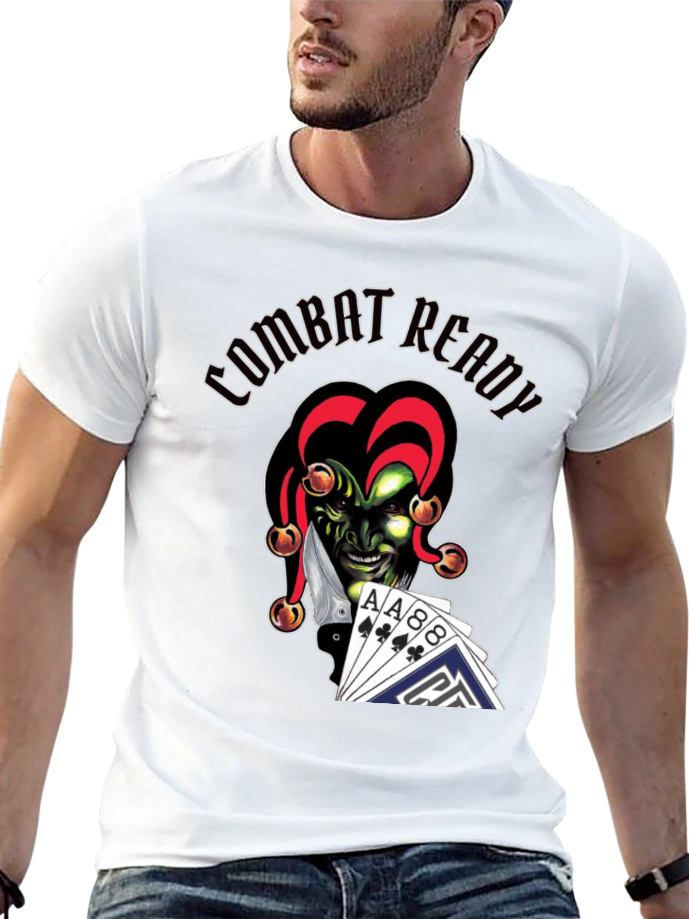 Combat Ready Joker Graphic T-Shirt