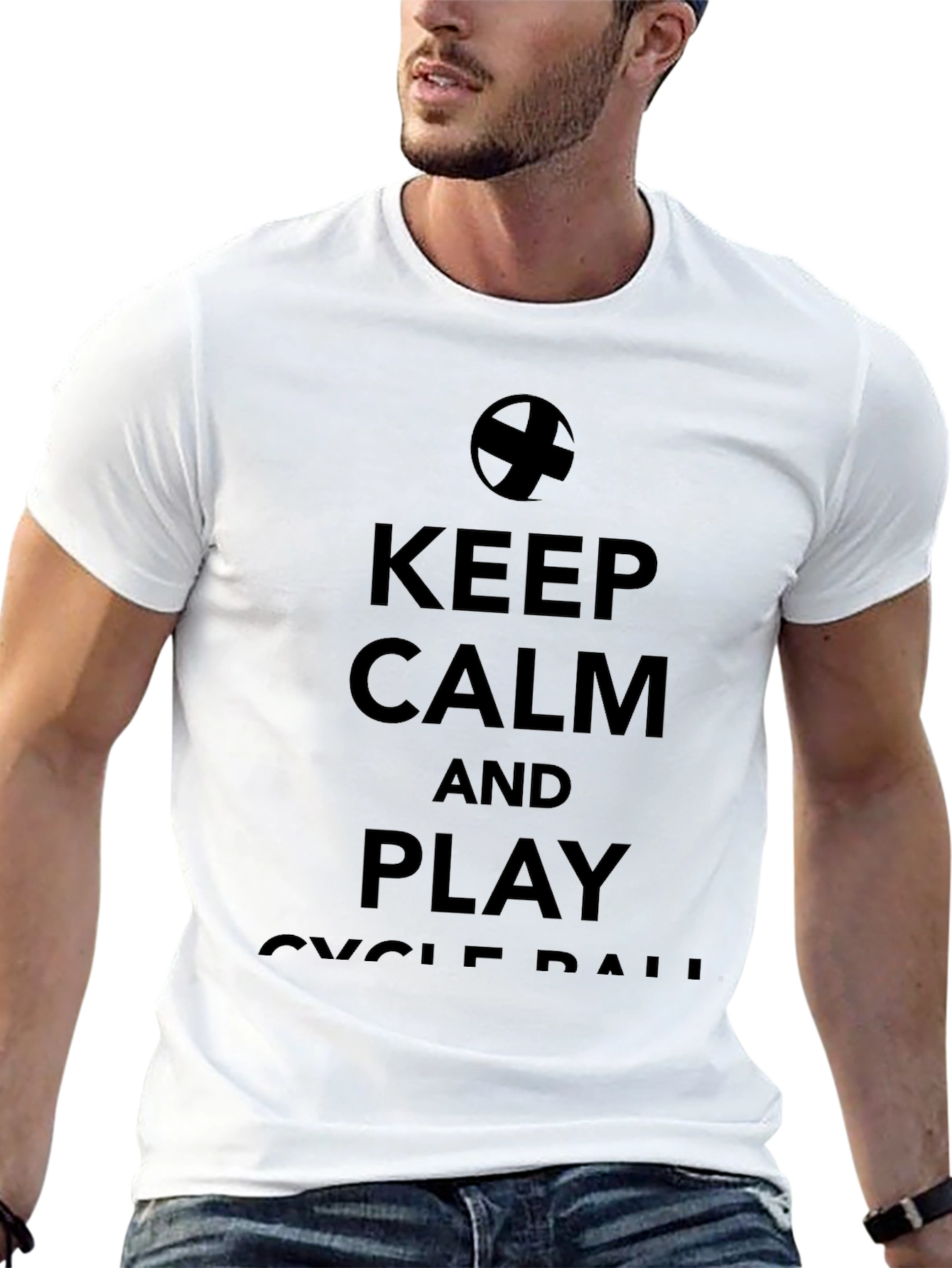 Keep Calm and Play Cycle Ball T-Shirt