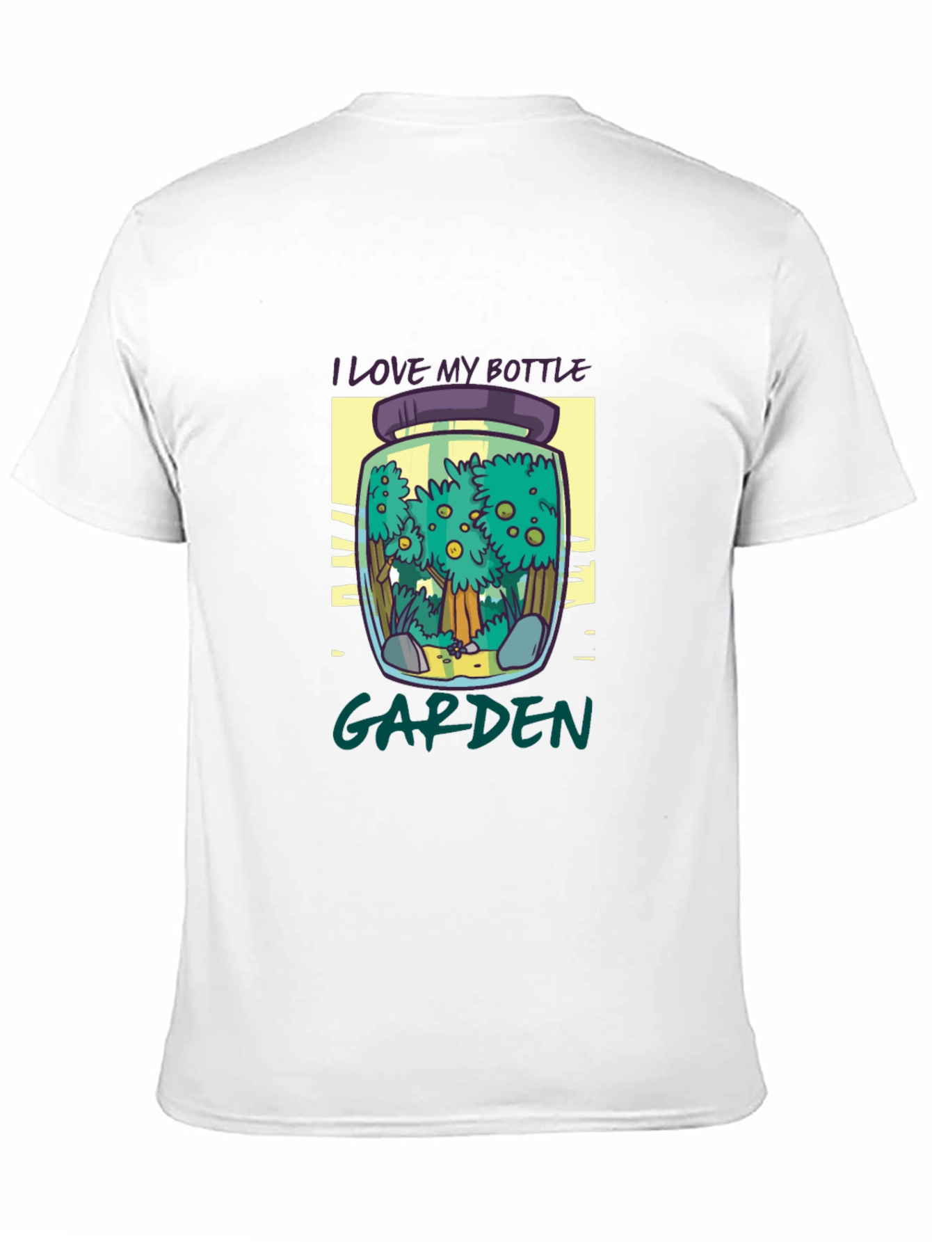 Bottle Garden T-Shirt - Unique Nature Graphic Tee
