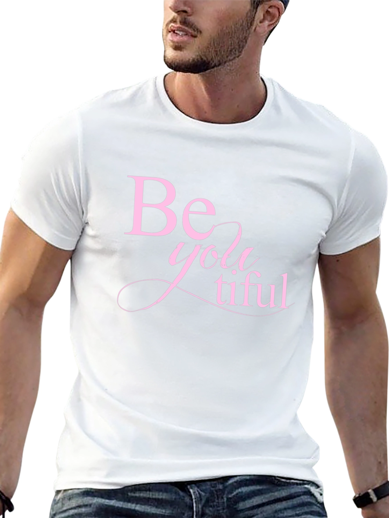 Be-YOU-tiful Black Graphic Tee