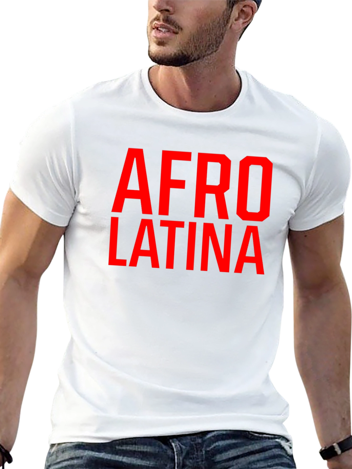 Afro Latina Graphic Tee - Black