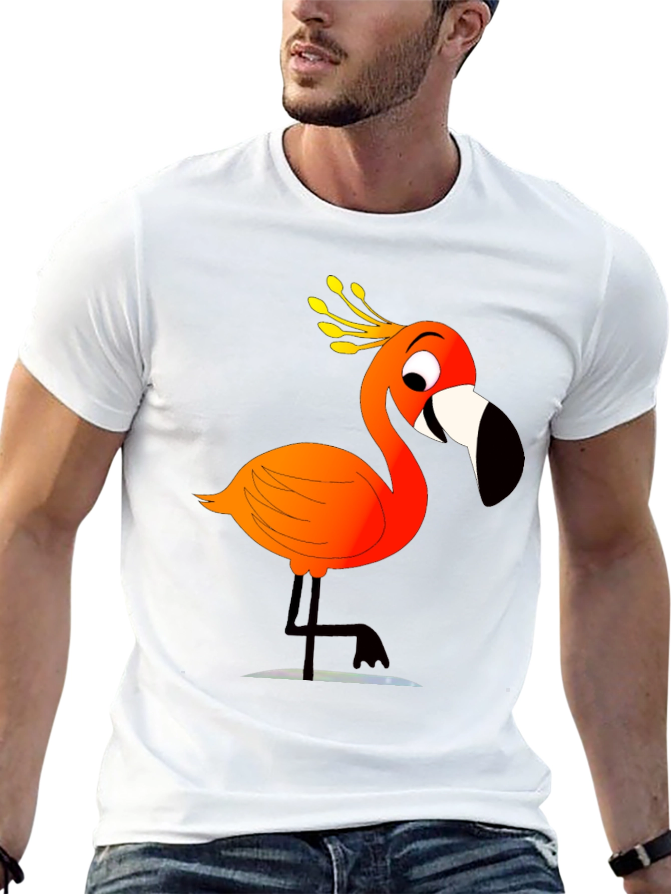 Funny Flamingo Graphic T-Shirt - Unisex