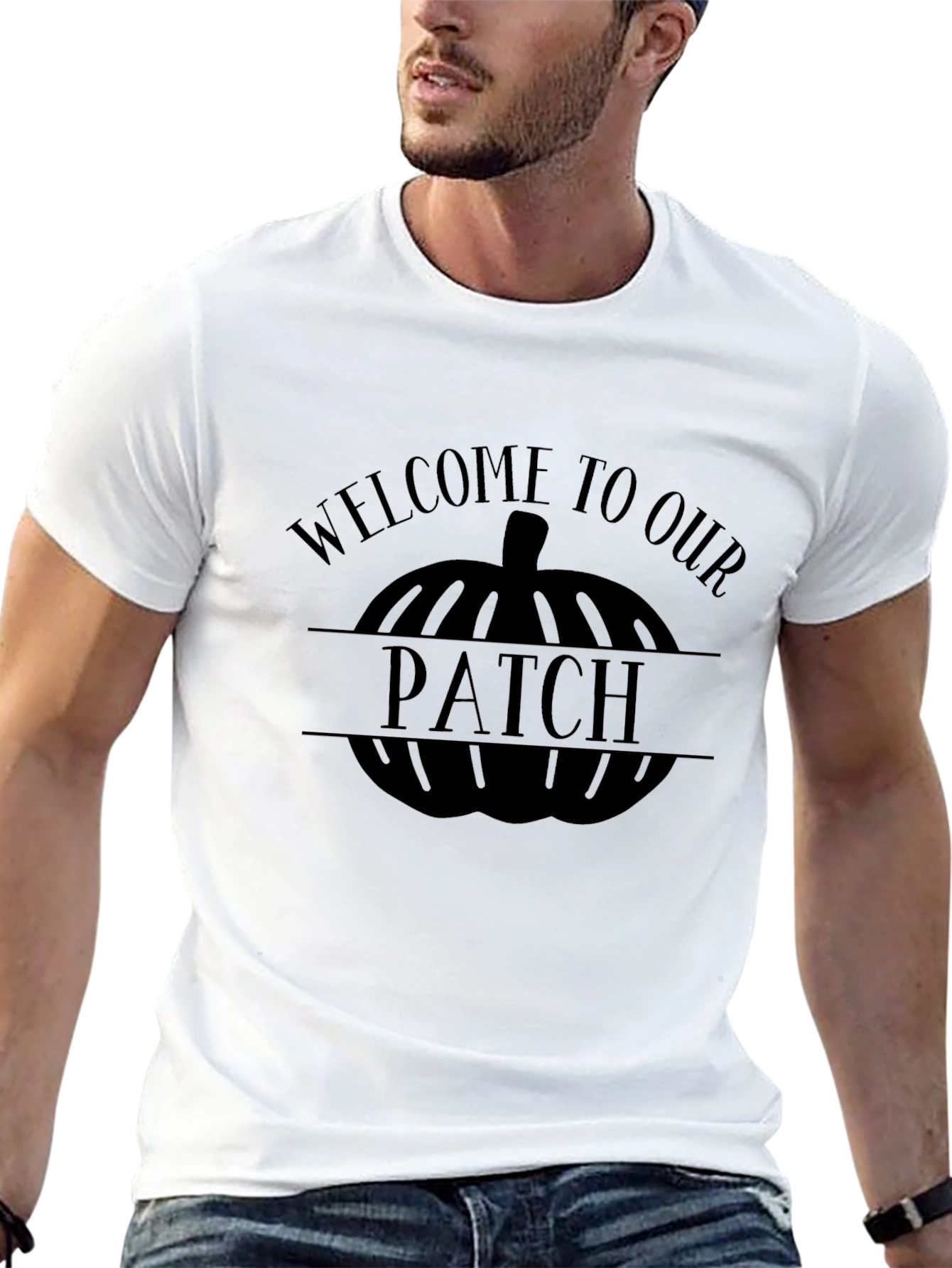 Welcome to Our Patch Pumpkin T-Shirt