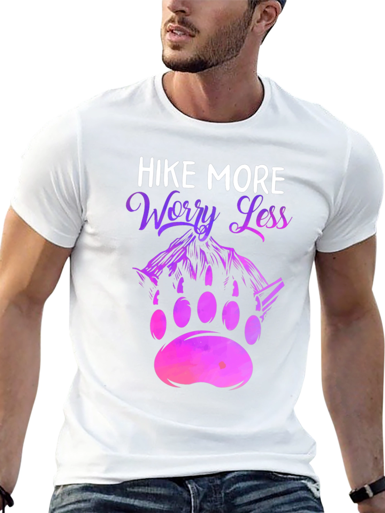 Hike More Worry Less Graphic Tee