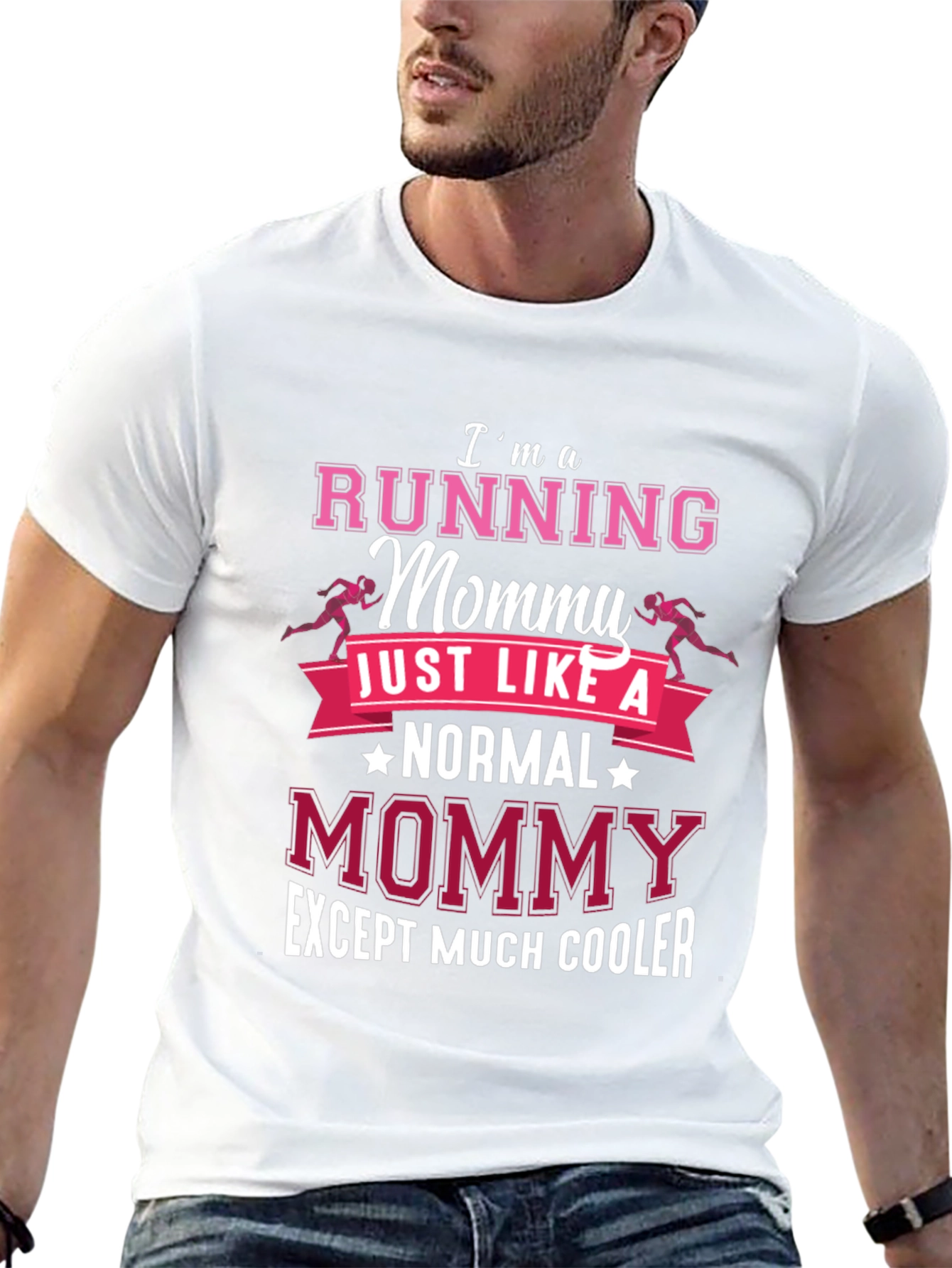 Running Mommy T-Shirt: Normal Mommy Except Much Cooler