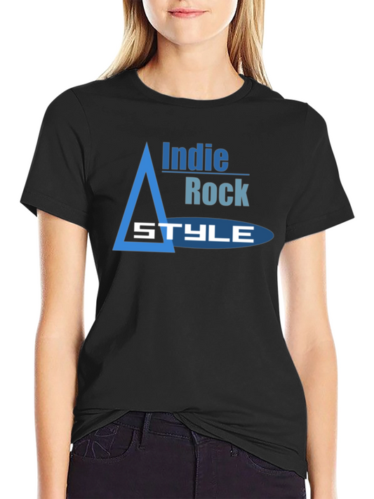 Indie Rock Style T-Shirt - Trendy Graphic Tee