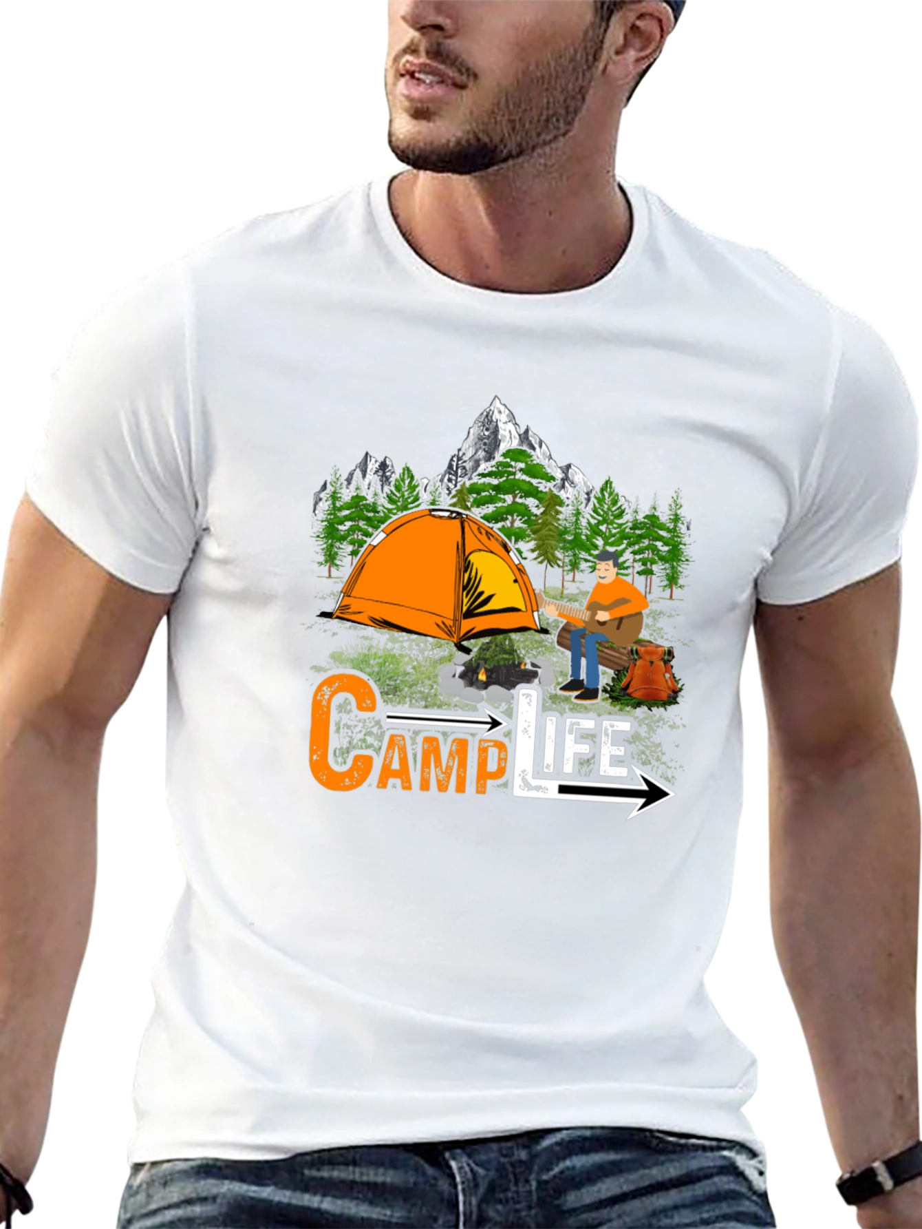 Camp Life T-Shirt - Outdoors Adventure Tee