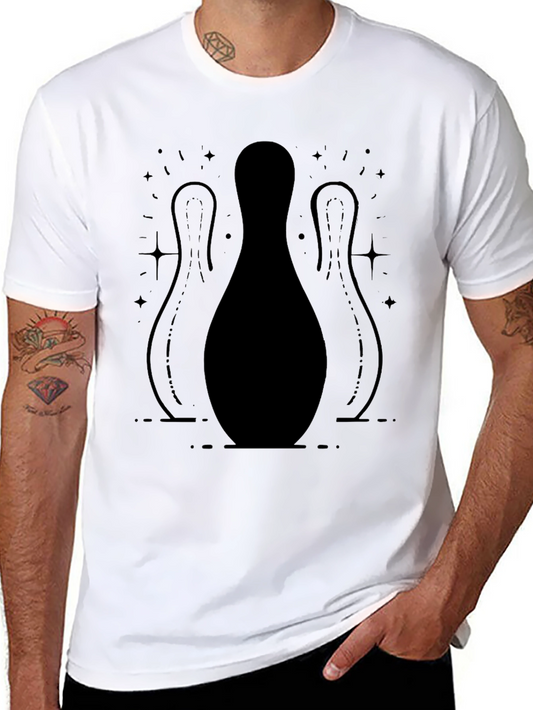 Bowling Pin Graphic Tee - Strike Style
