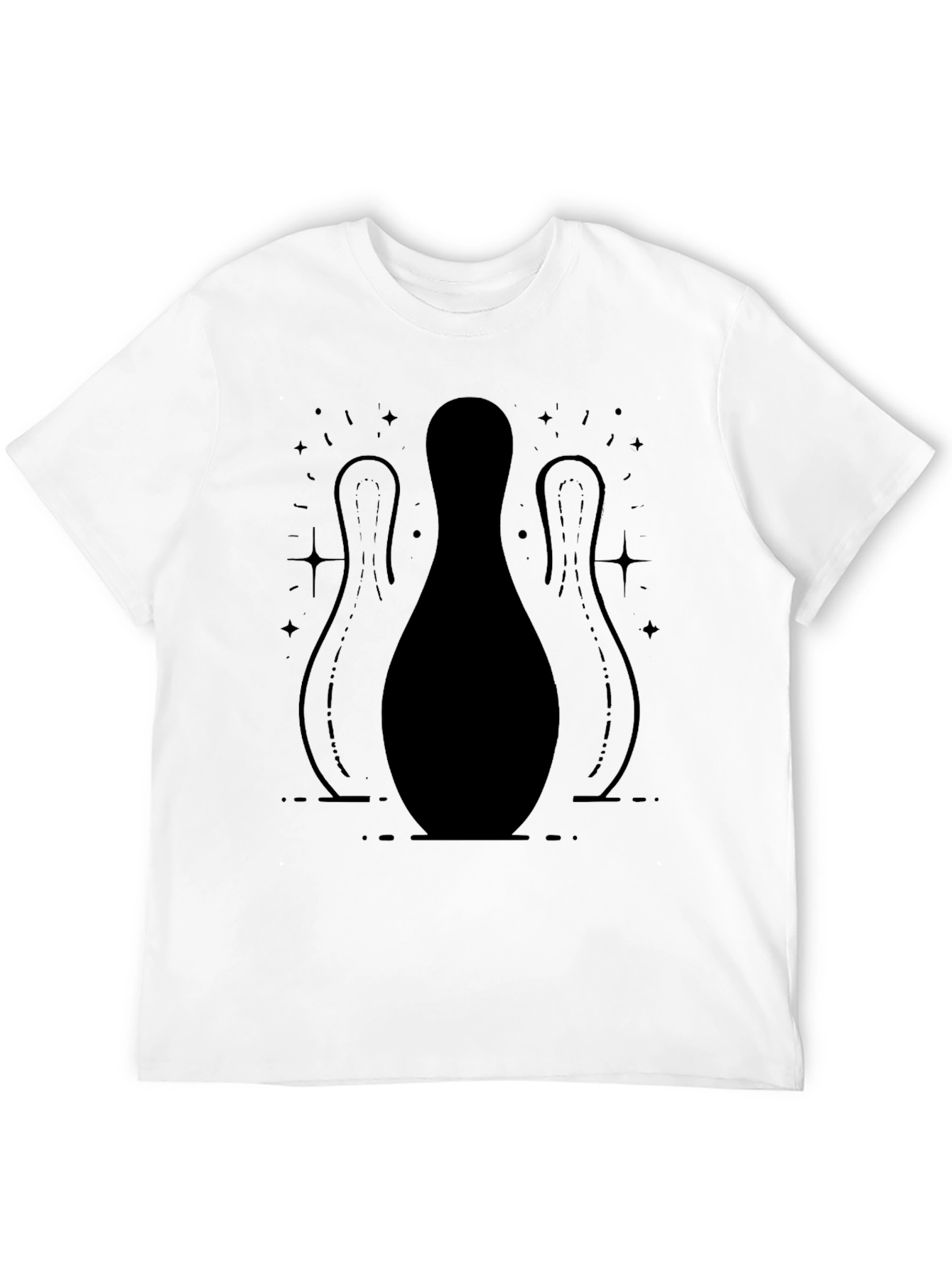 Bowling Pin Graphic Tee - Strike Style