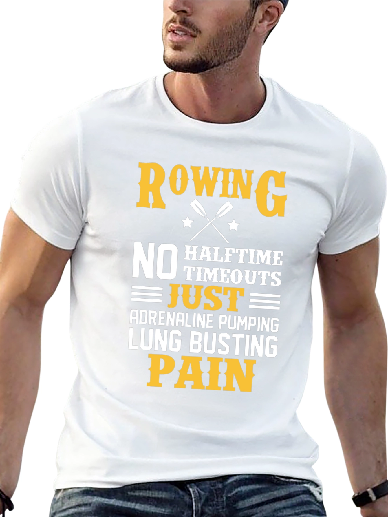 Rowing T-Shirt - Adrenaline Pumping Lung Busting Pain