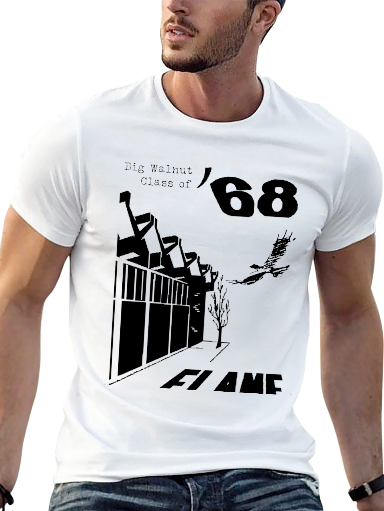 Big Walnut Class of 68 Black T-Shirt