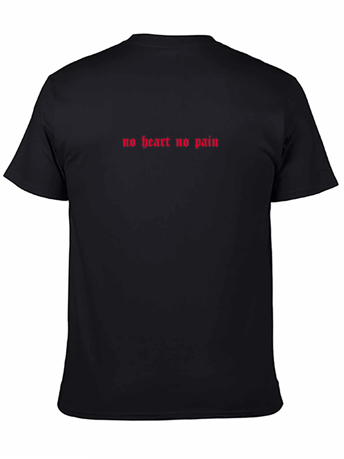 No Heart No Pain Black T-Shirt