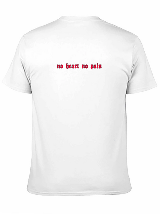 No Heart No Pain Black T-Shirt