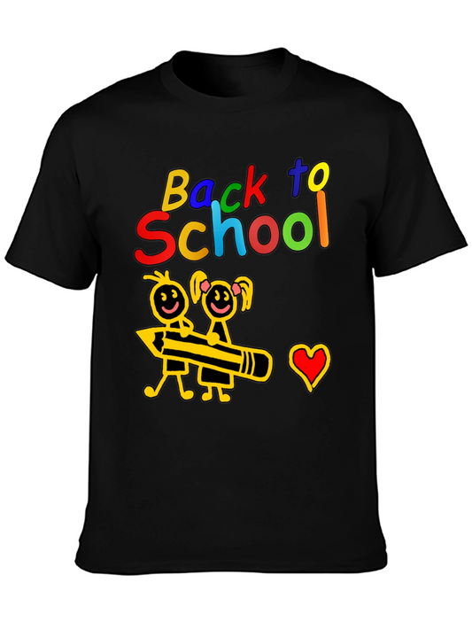 Back to School Graphic Tee - Cute Kids Design