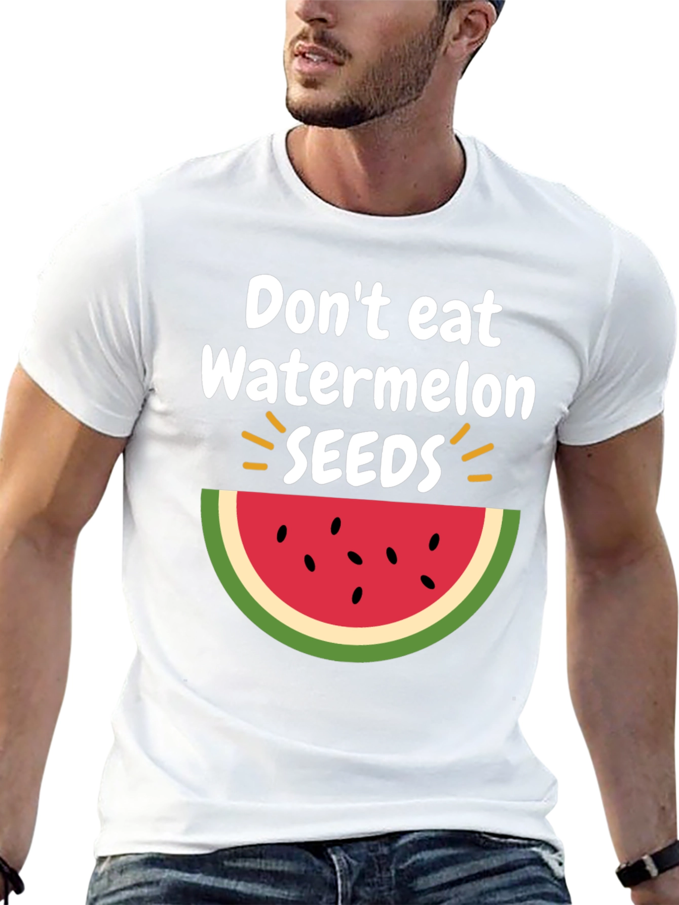 Dont Eat Watermelon Seeds T-Shirt Fun Summer Tee
